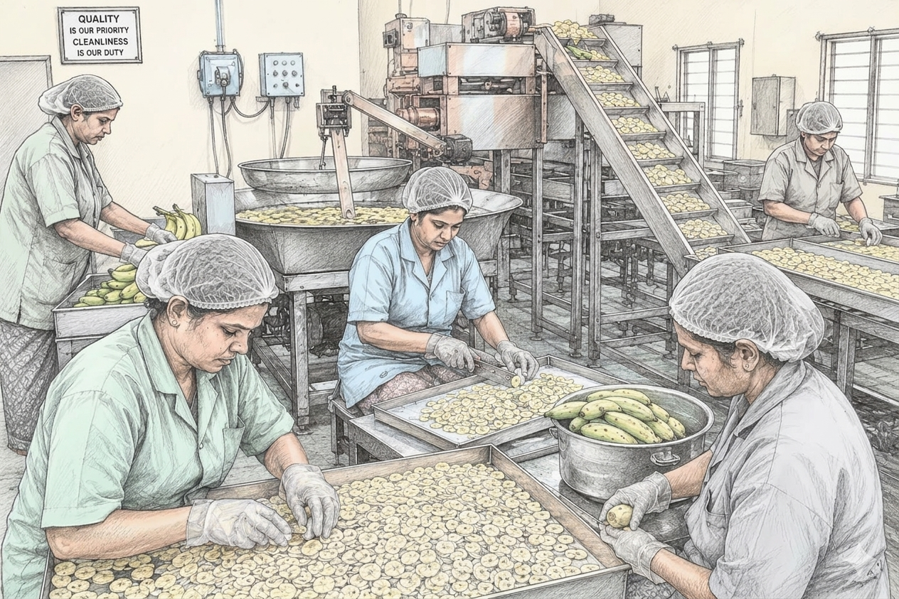 Export Quality Chips and Bakery Products
